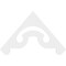 Ekena Millwork Pitch Northwest Architectural Grade PVC Gable Pediment, 48"W x 28"H x 1"P (14/12) GPP048X028X100NOR - alternate 4